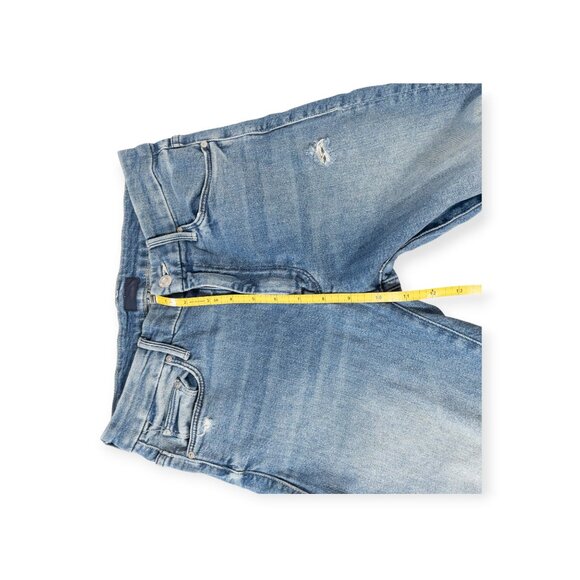 Mother Rainbow Pocket Jeans SZ 26 High-Waisted Looker Ankle Chew Denim Distress - Picture 4 of 13